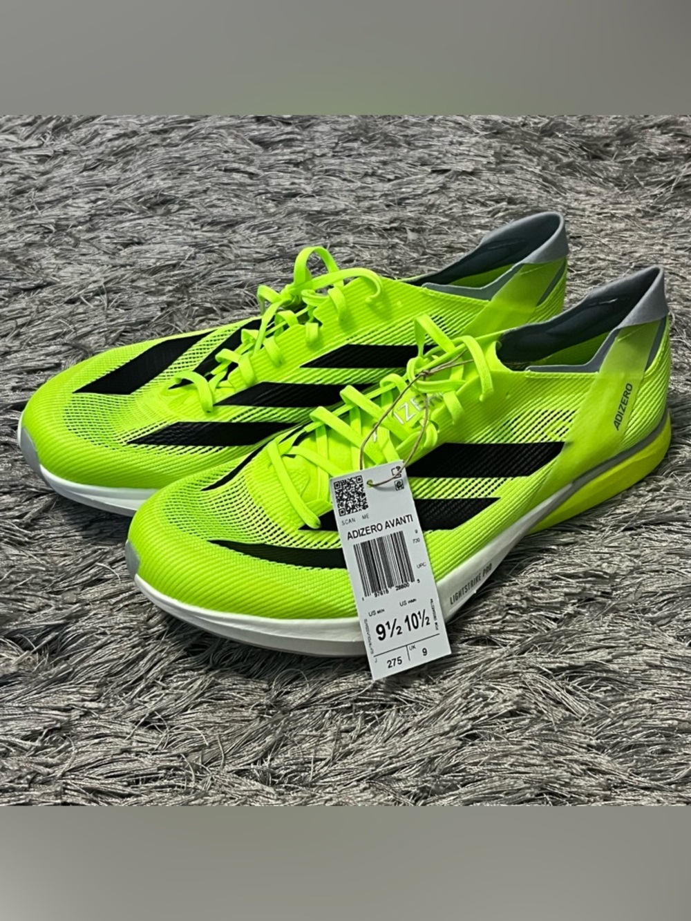 Adidas Adizero Avanti Lucid Lemon Track & Field Cleats IG1989 Size Men's 9.5